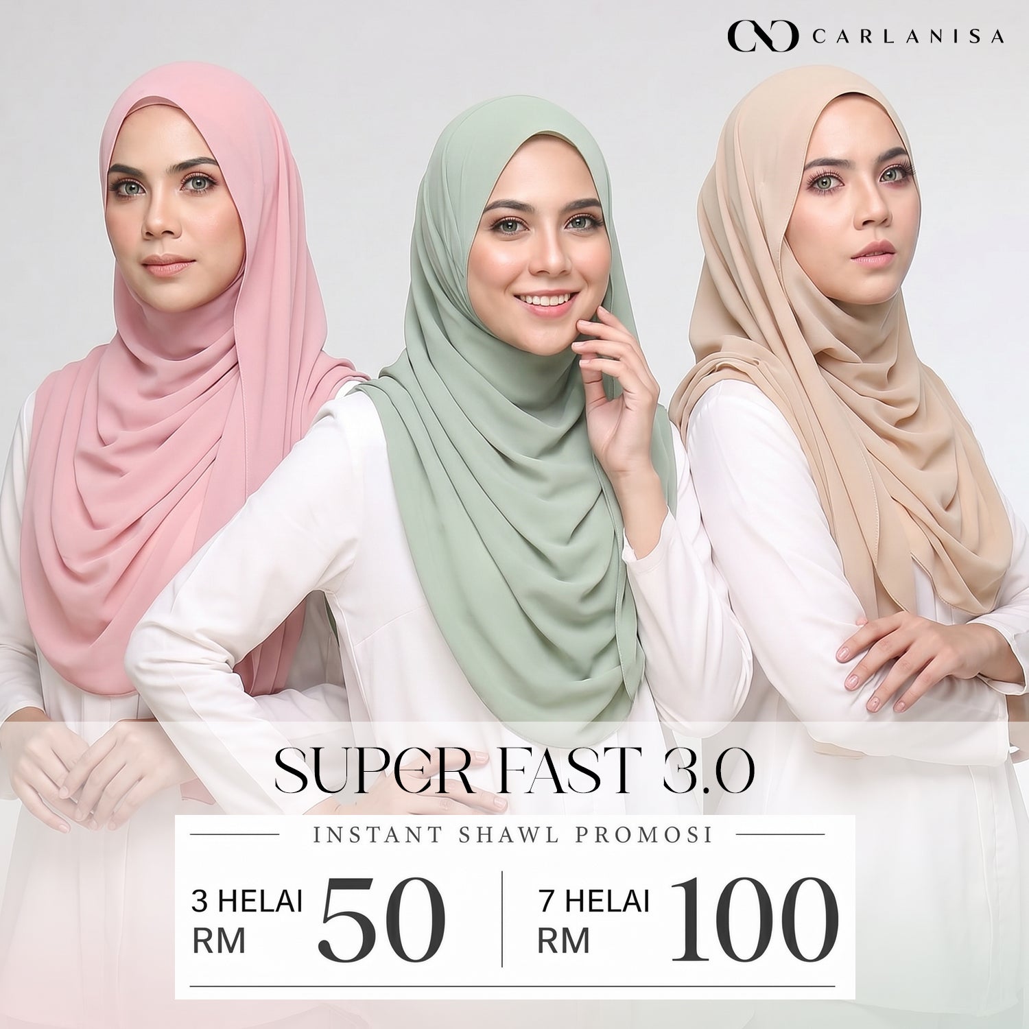 Grand Sale Shawl Collection – 1 Helai RM20 | 3 Helai RM50 | 7 Helai RM100