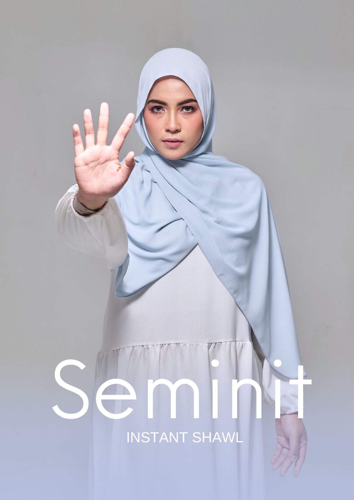 instant shawl chiffon