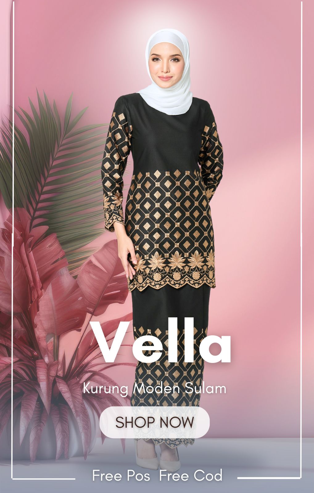Vella | Kurung Moden Embroidered